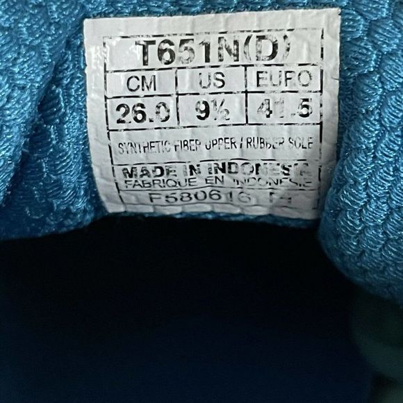 ASICS Gel Nimbus 18 Women’s Size 9.5 D Running Shoes T651N Blue & Purple - Picture 10 of 10